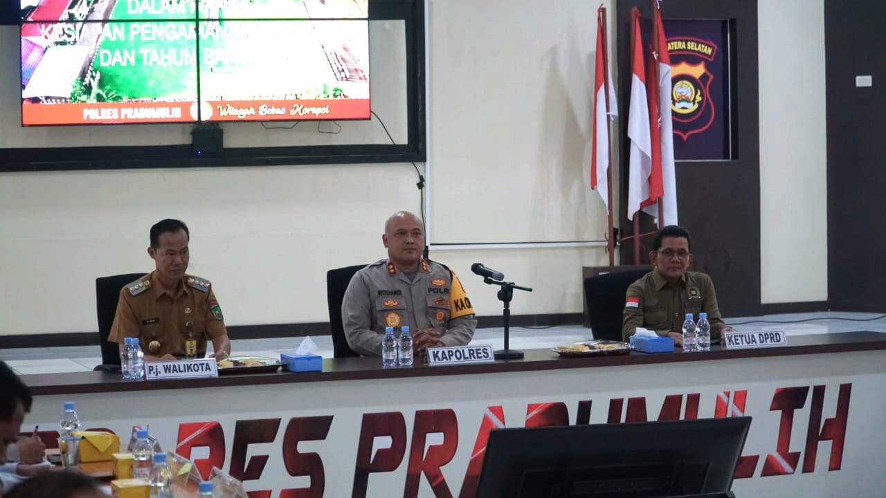 Pj Walikota Rapat Kordinasi Lintas Sektoral Ops Lilin 2023 Dan Nataru