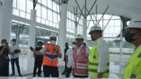 Menhub saat meninjau Terminal Tipe A Amplas bersama Wali Kota Medan Bobby Nasution, Sabtu (24/9)