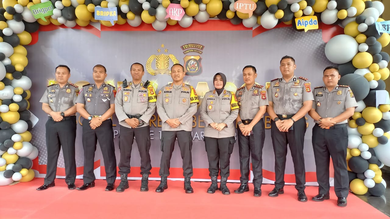 83 Personel Polrestabes Palembang Naik Pangkat — PosKita