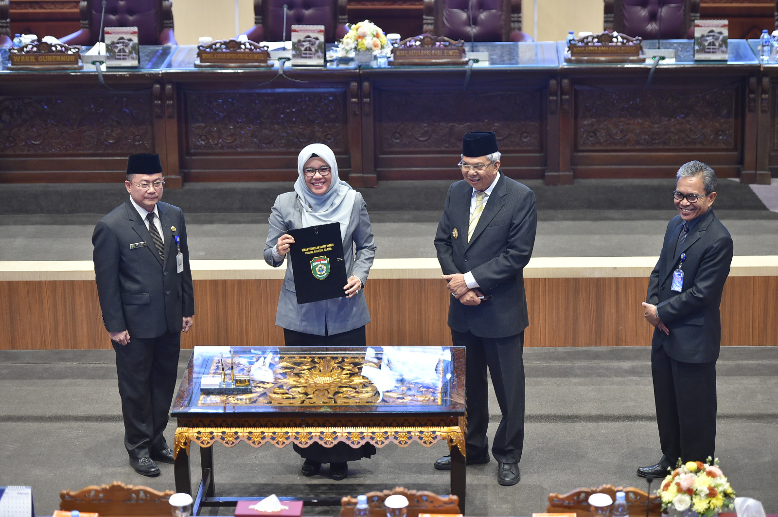 DPRD Provinsi Sumatera Selatan menggelar Rapat Paripurna LXI (61) lanjutan, Senin (20/2) di ruang sidang paripurna  DPRD Sumsel