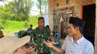 Pengelola Rumah Tahfiz Darussalam, Husein saat diwawancarai di lokasi TMMD ke-116 Kodim 0418/Palembang